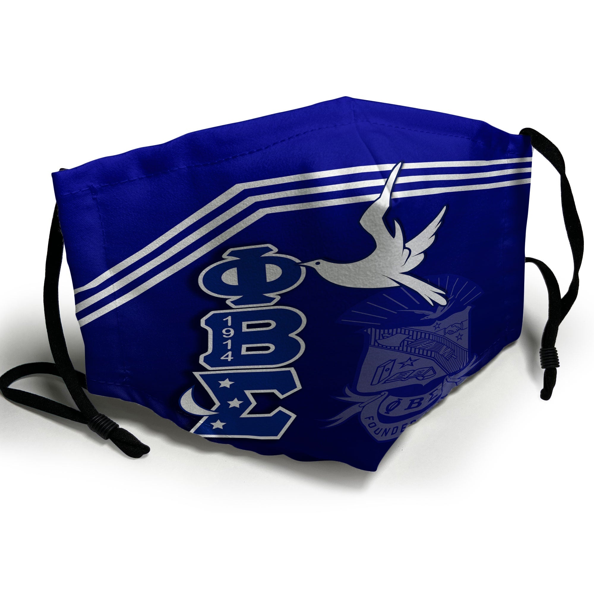 Fraternity Face Mask - Custom Phi Beta Sigma Face Mask PBS 1914 Proud