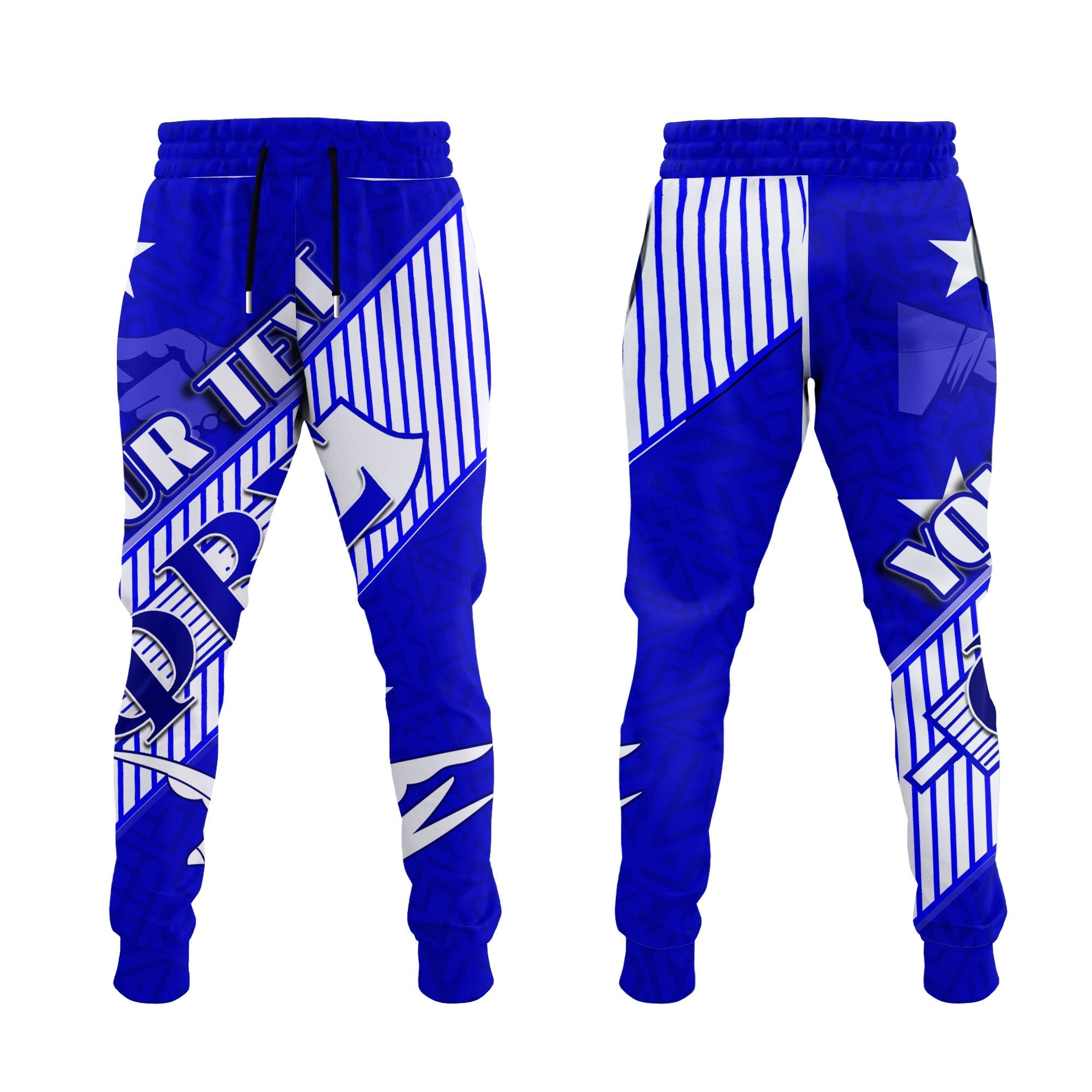 Fraternity Jogger Pant - Custom Phi Beta Sigma Jogger Pant 1914 Symbol Style