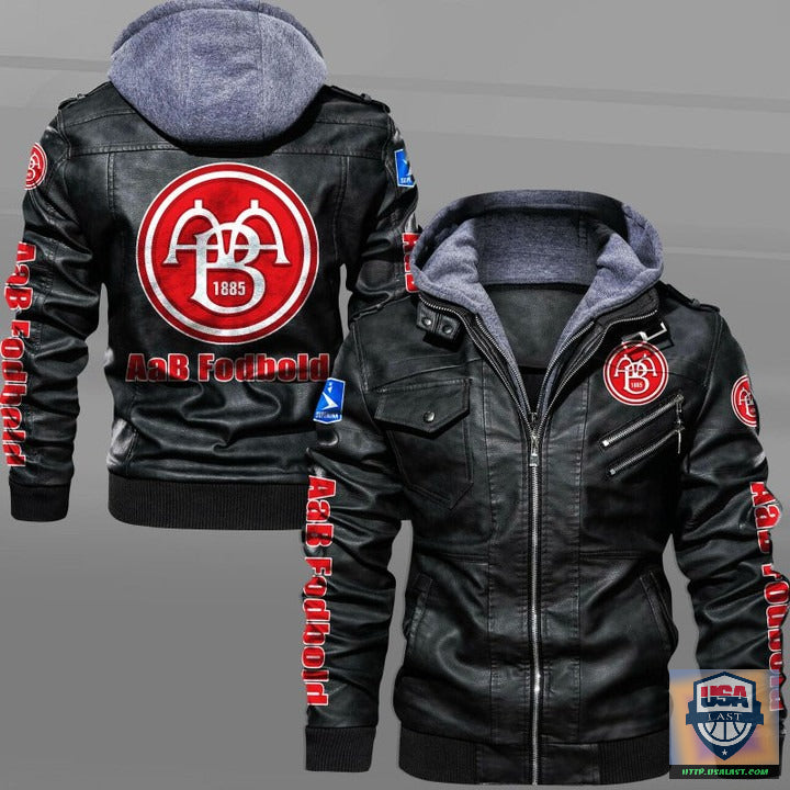 AaB Fodbold Leather Jacket - HVsun