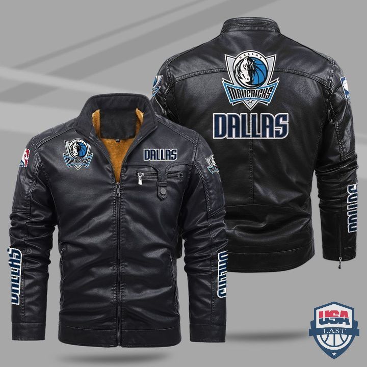 Dallas Mavericks Fleece Leather Jacket - HVsun