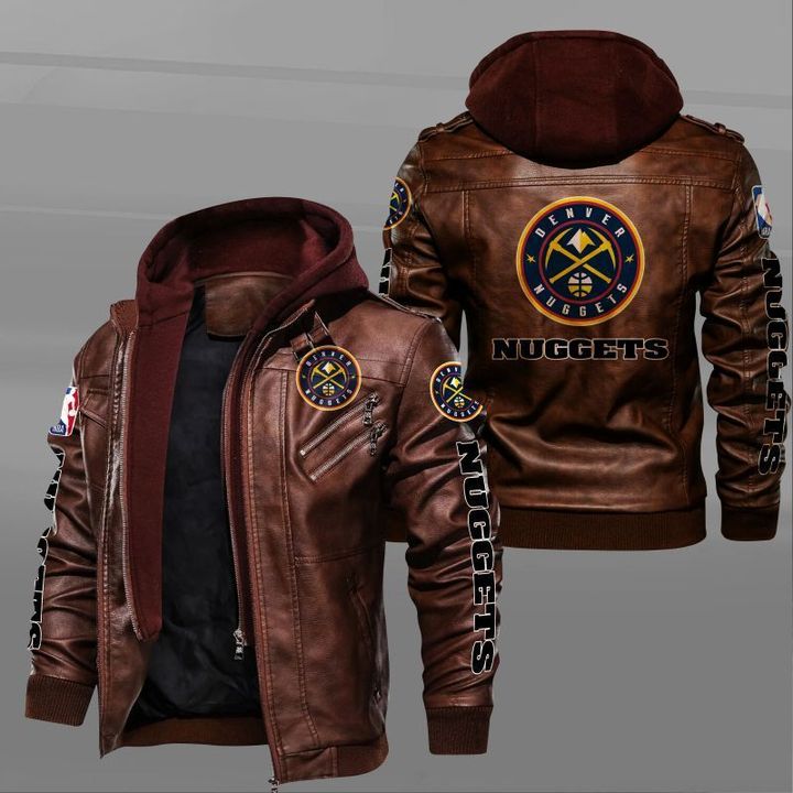 Denver Nuggets Leather Jacket - HVsun