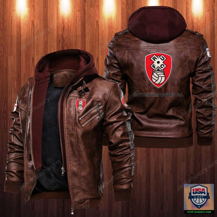 Rotherham United F.C Leather Jacket - HVsun