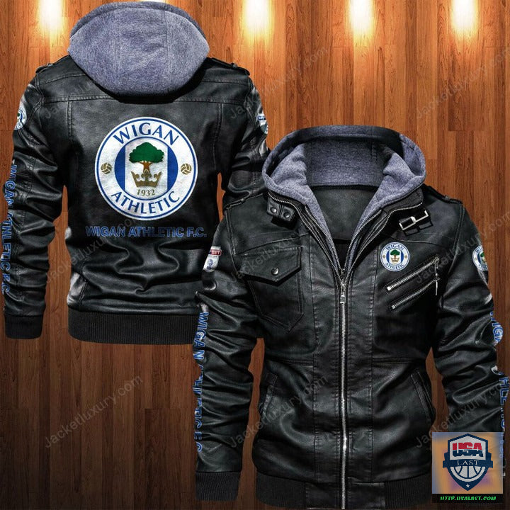 Wigan Athletic F.C Leather Jacket - HVsun