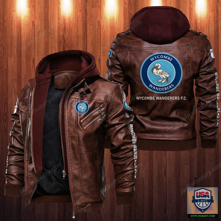 Wycombe Wanderers F.C Leather Jacket - HVsun