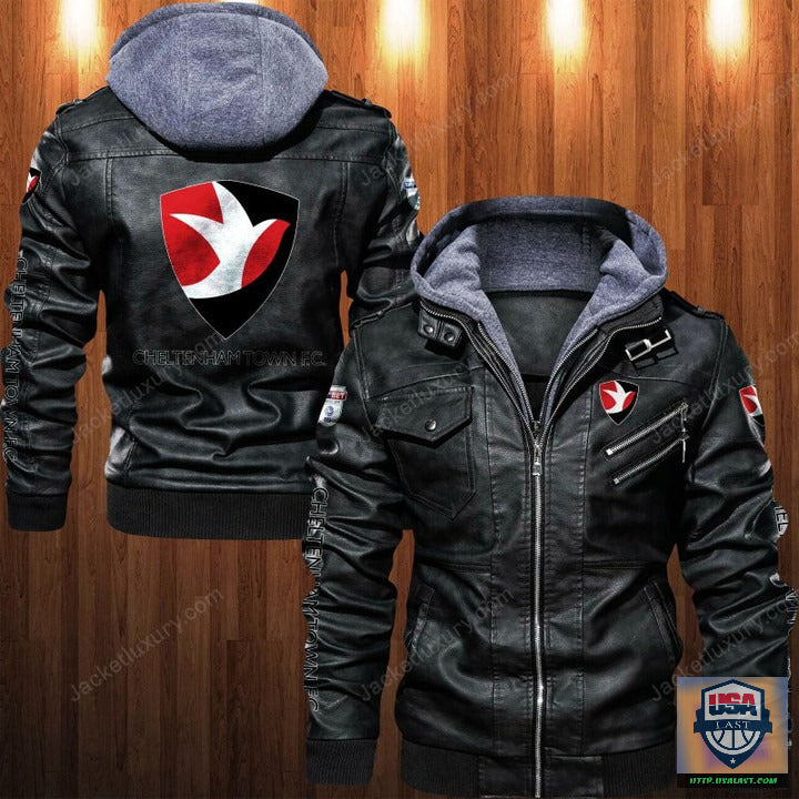 Cheltenham Town F.C Leather Jacket - HVsun