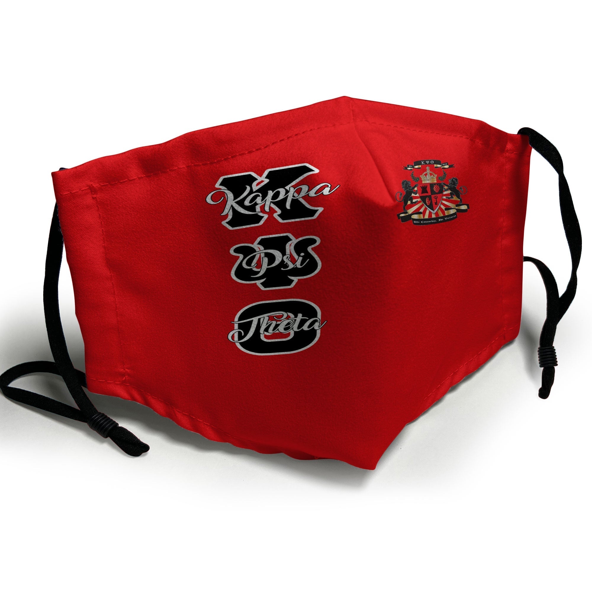 Fraternity Face Mask - Kappa Psi Theta Face Mask Original Red Style