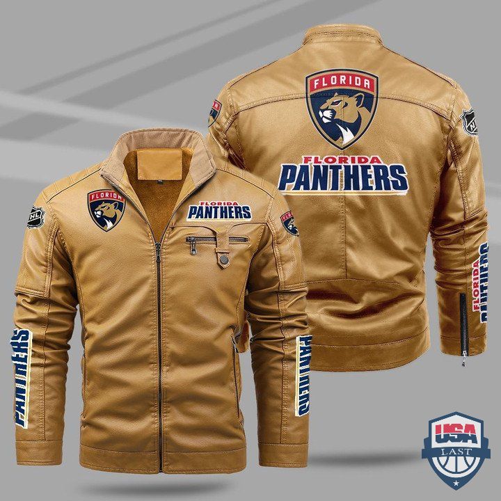 Florida Panthers Fleece Leather Jacket - USALast