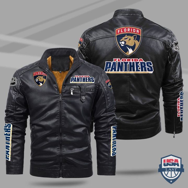 Florida Panthers Fleece Leather Jacket - USALast
