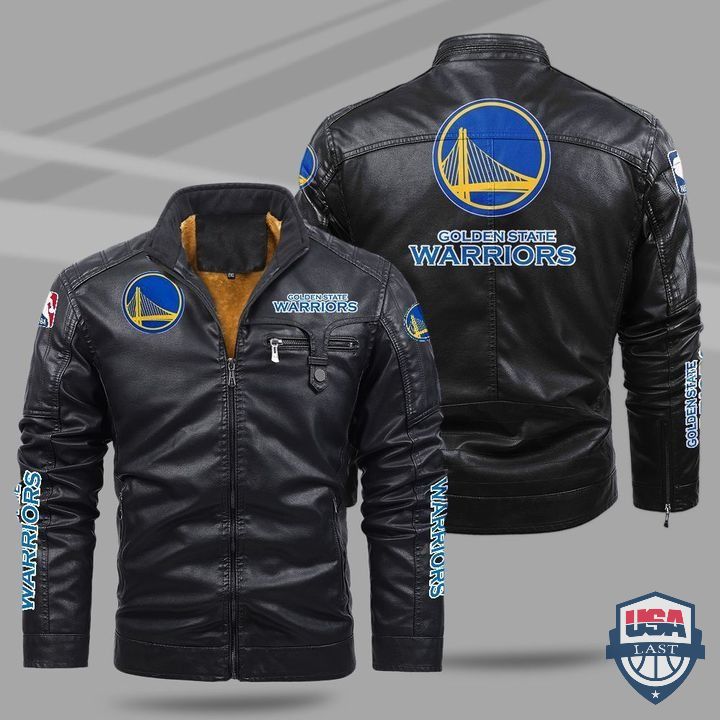 Golden State Warriors Fleece Leather Jacket - USALast