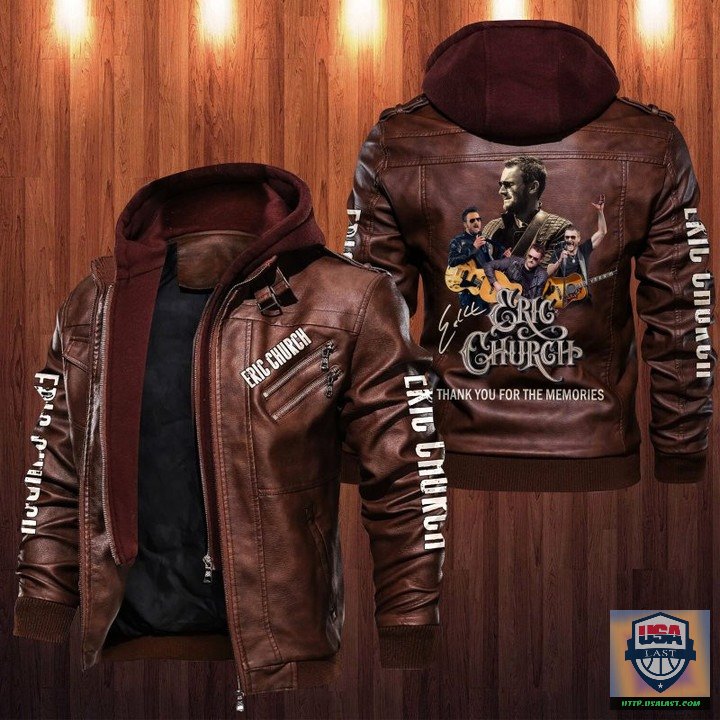 Eric Church Thank You For The Memories Leather Jacket - HVsun
