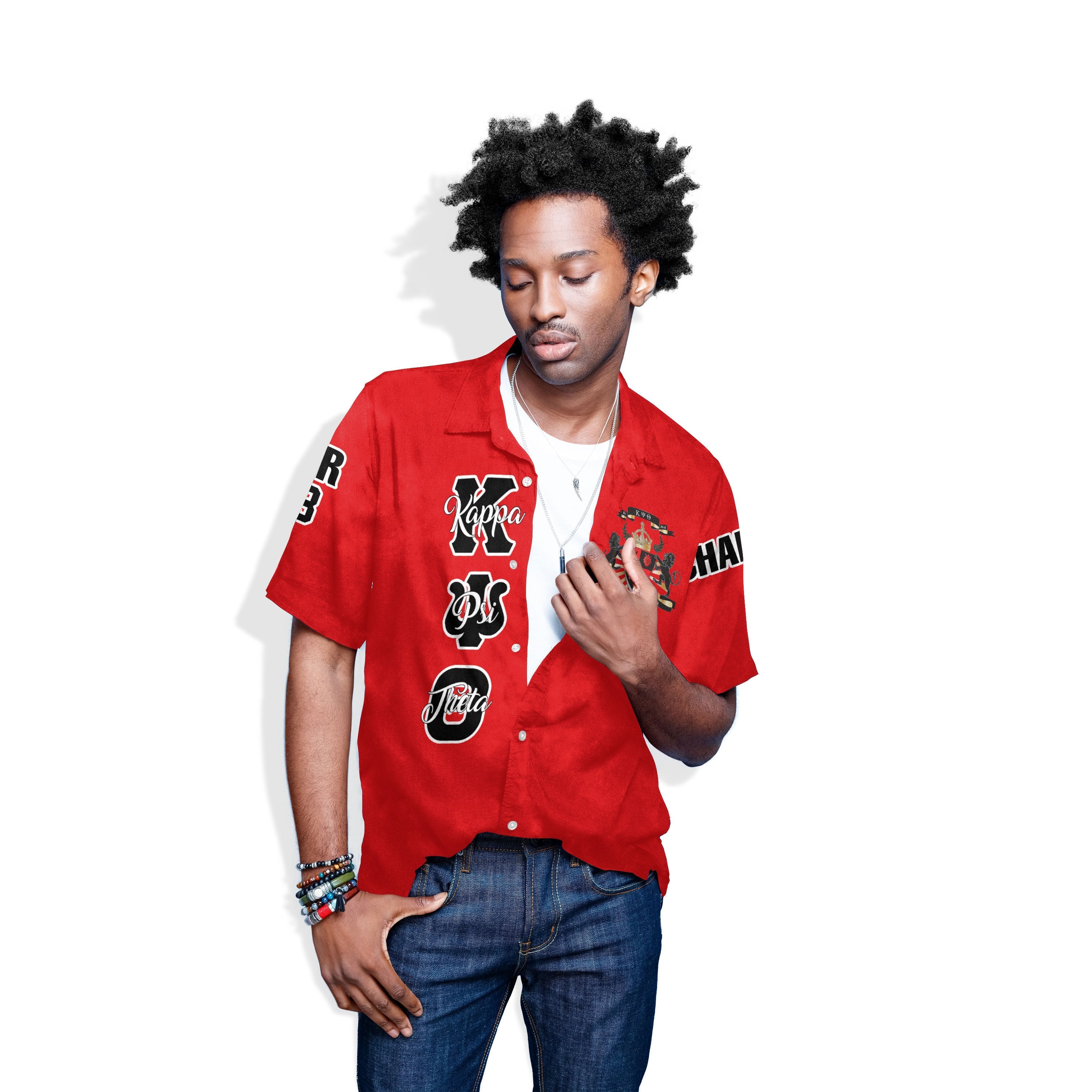 Fraternity Hawaiian Shirt - Personalized Kappa Psi Theta Hawaiian Shirt Original Red Style
