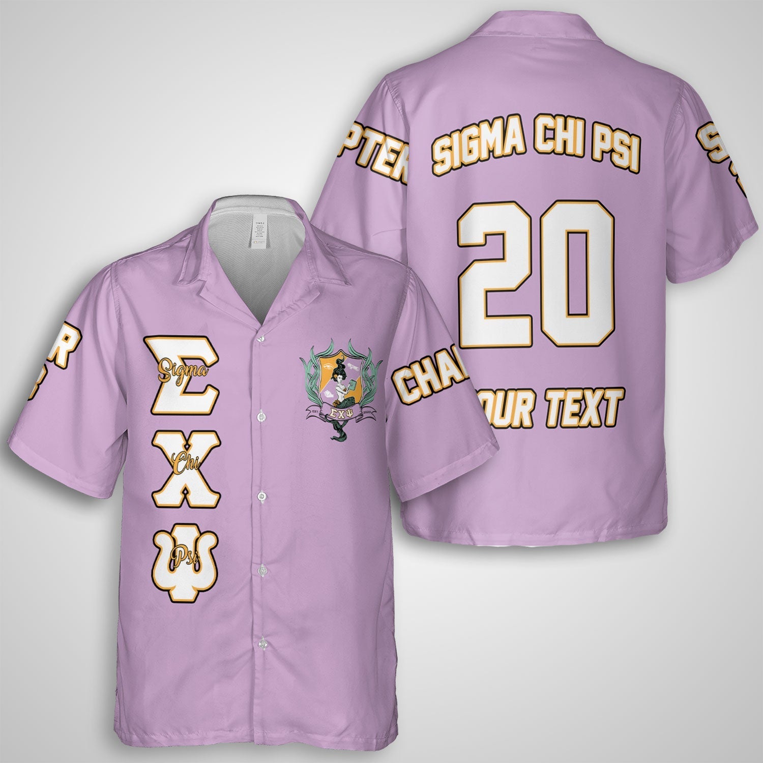 Sorority Shirt - Sigma Chi Psi Hawaiian Shirt Original Style