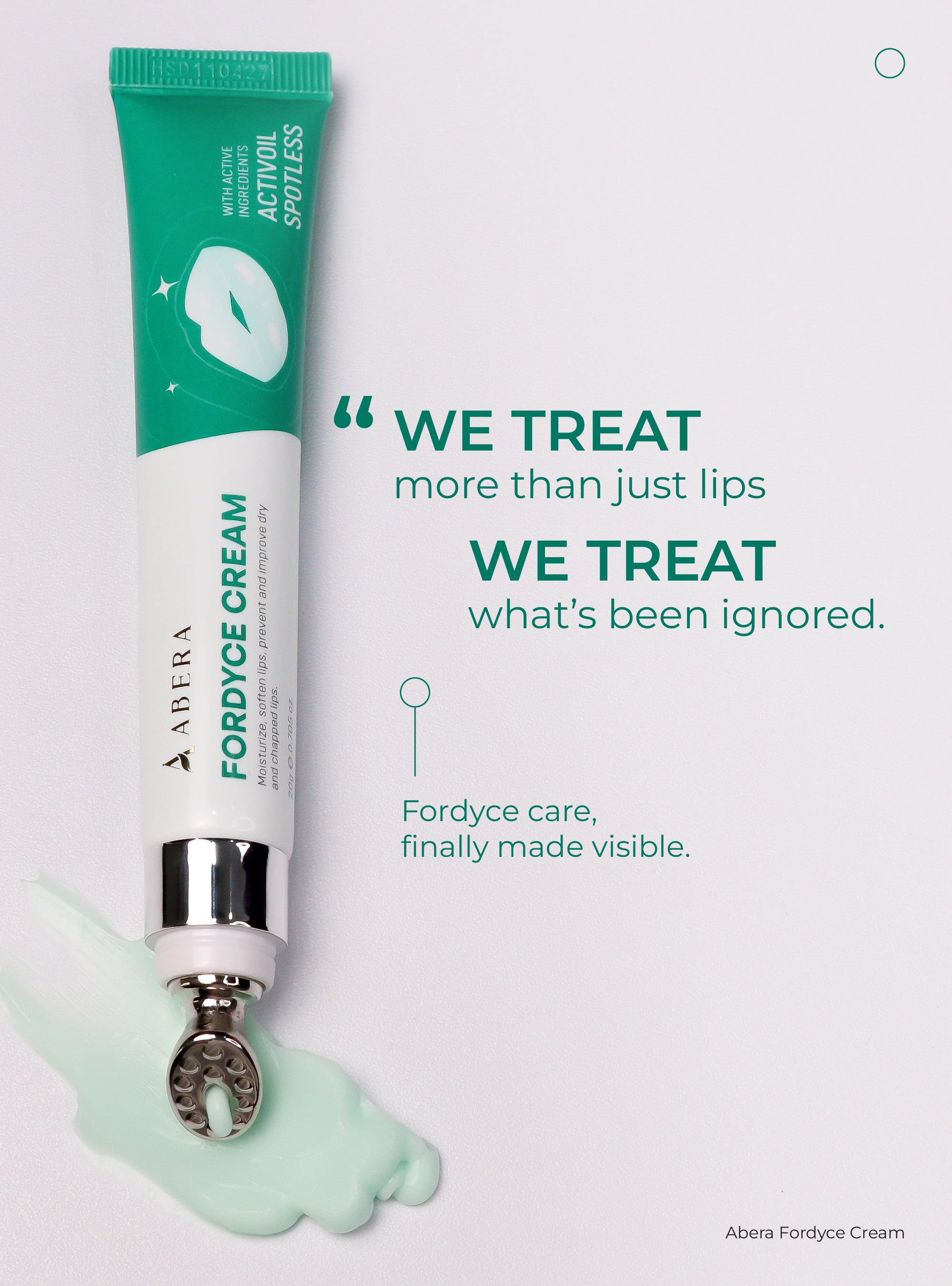 Abera Fordyce Spot & Dark Lip Care Set – Smooth Lip Appearance & Moisture Support with Botanical Extracts & Vitamins