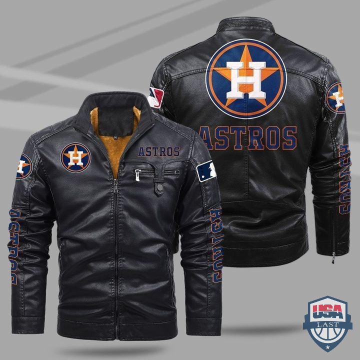 Houston Astros Fleece Leather Jacket - HVsun