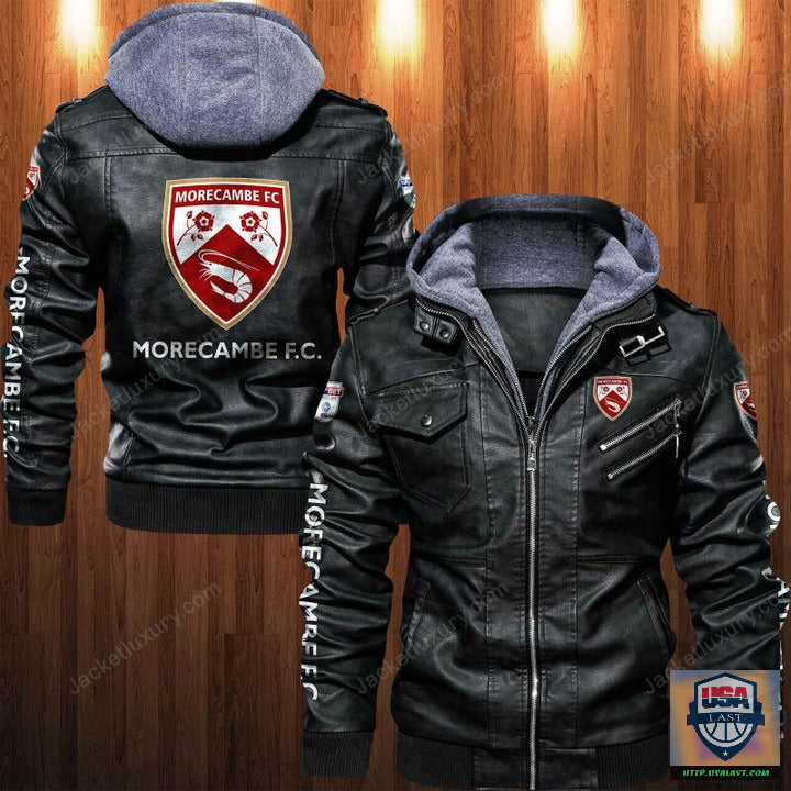 Morecambe F.C Leather Jacket - HVsun