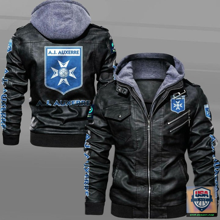 AJ Auxerre FC Leather Jacket - HVsun