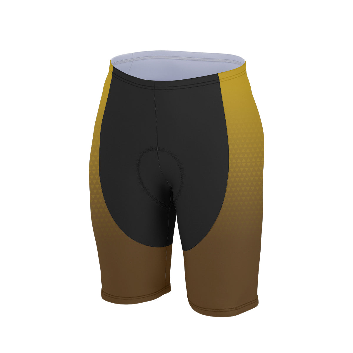Iota Phi Theta Cycling Jersey Custom Charcoal Brown Gold Gradient Triangle Style