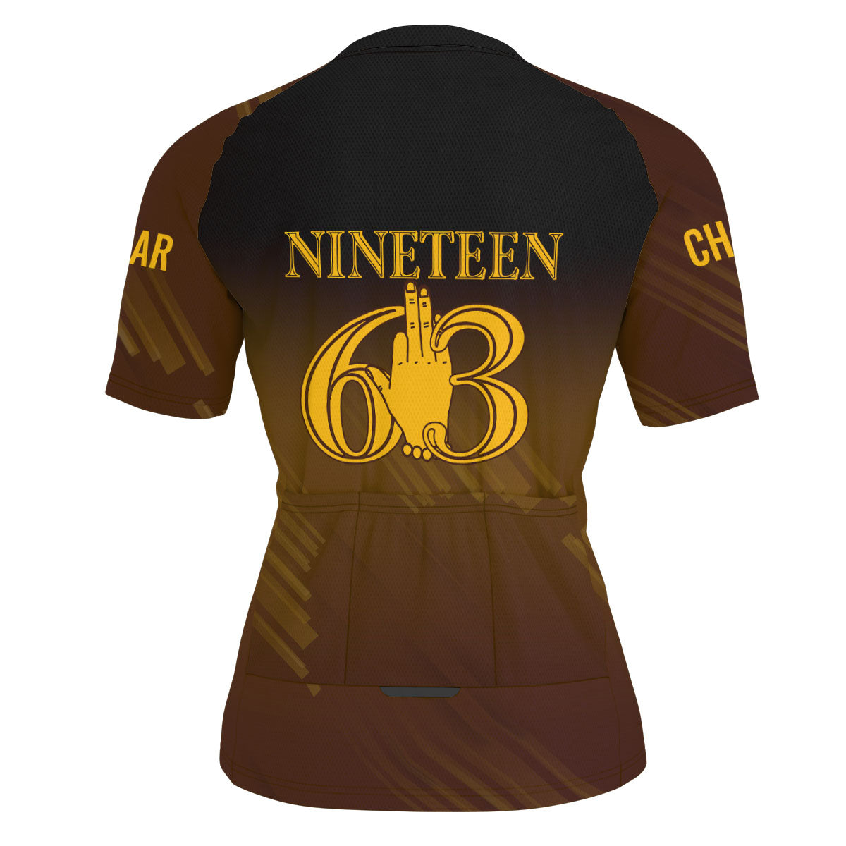 Iota Phi Theta Cycling Jersey Custom Charcoal Brown Iced Style