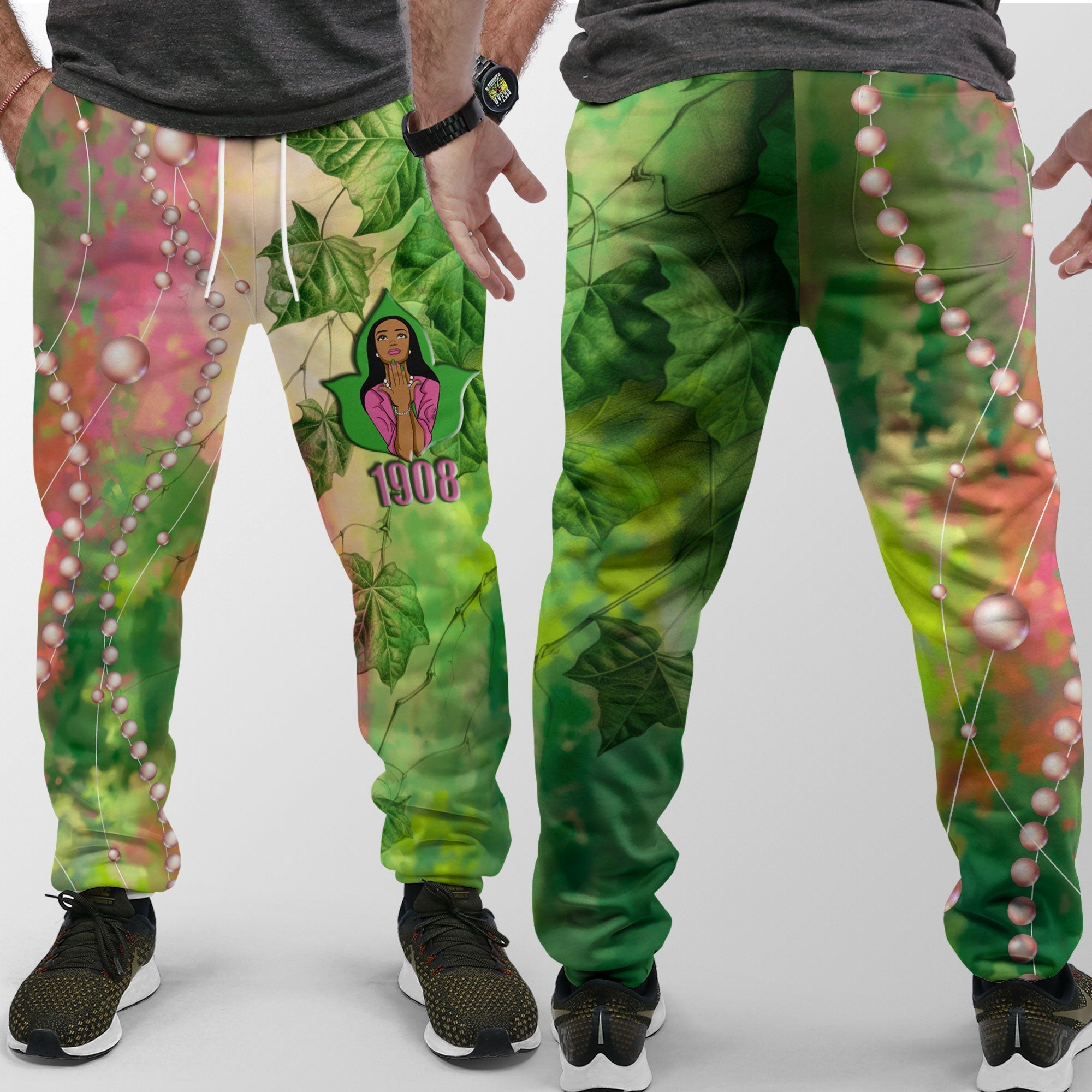 Sorority Pant - AKA Jogger Pant Pearl & Alpha Women Style