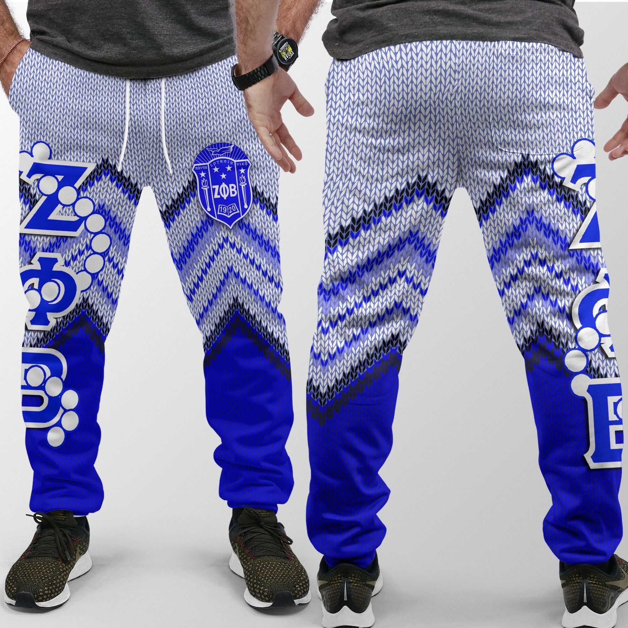 Sorority Pant - Christmas Zeta Phi Beta Pearl Jogger Pant Four Girl Style