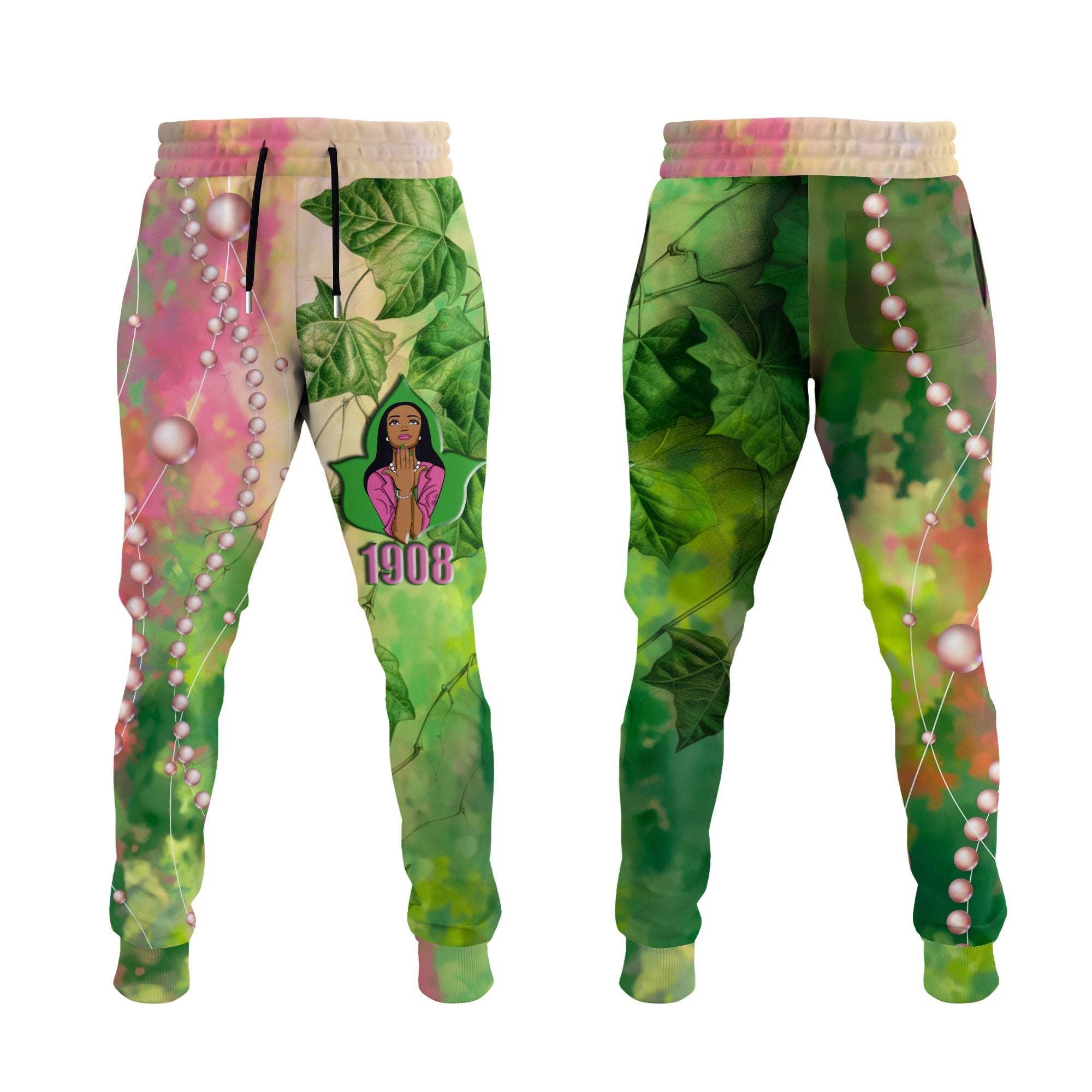 Sorority Pant - AKA Jogger Pant Pearl & Alpha Women Style