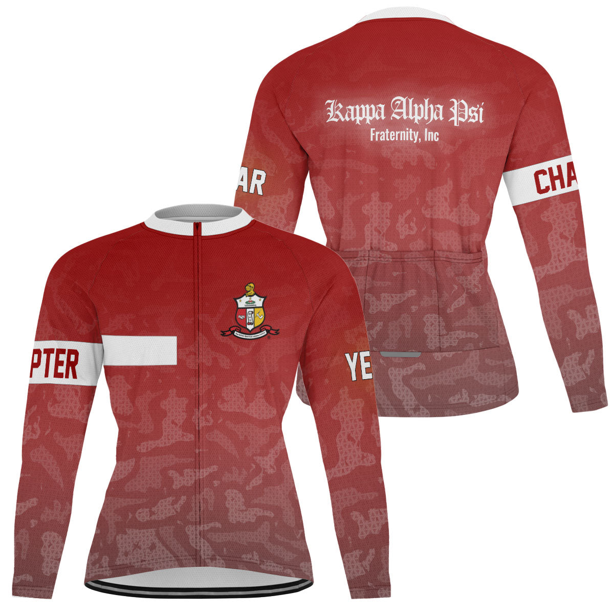 Kappa Alpha Psi Cycling Jersey Custom Camouflage Style
