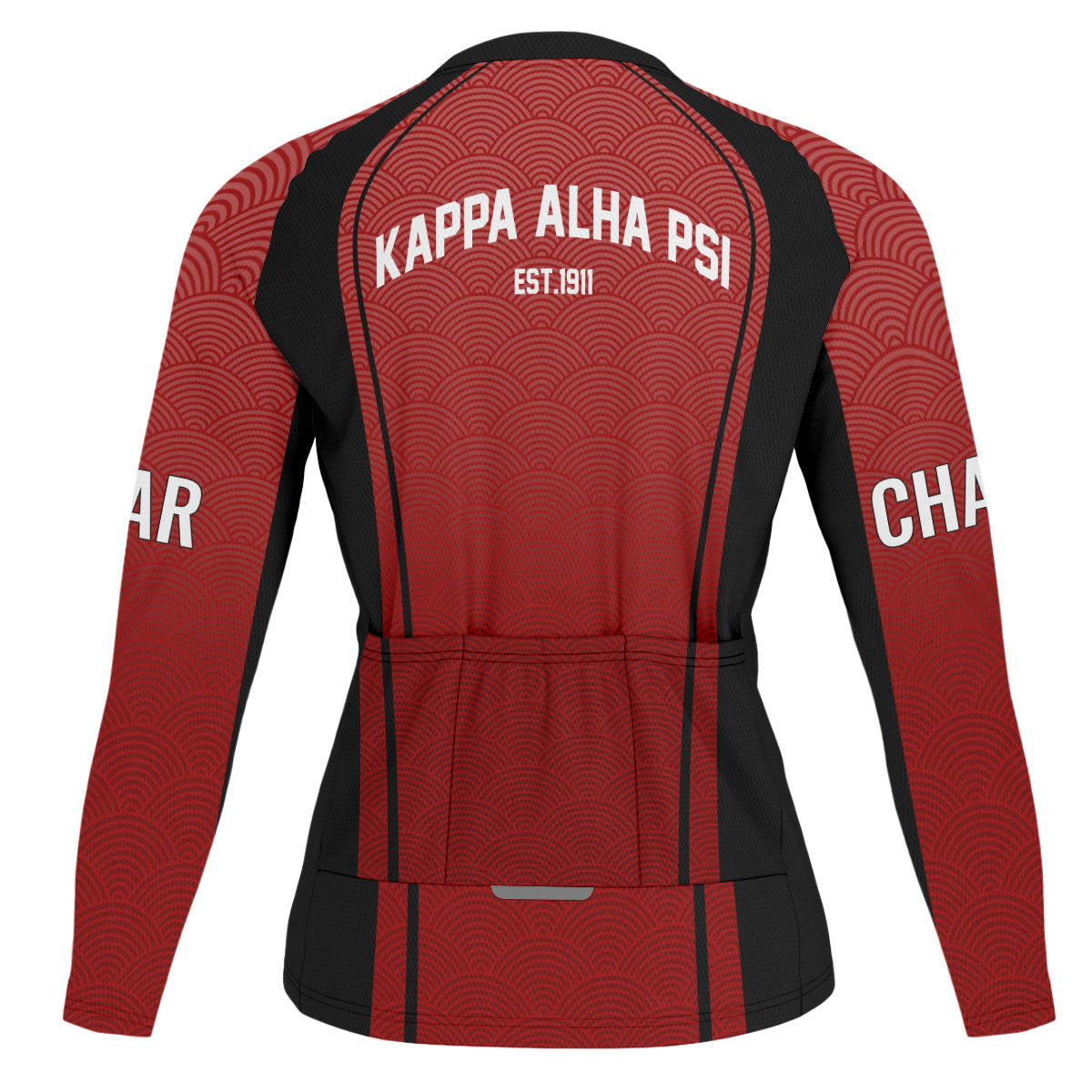 Kappa Alpha Psi Cycling Jersey Custom Crimson Wave Style