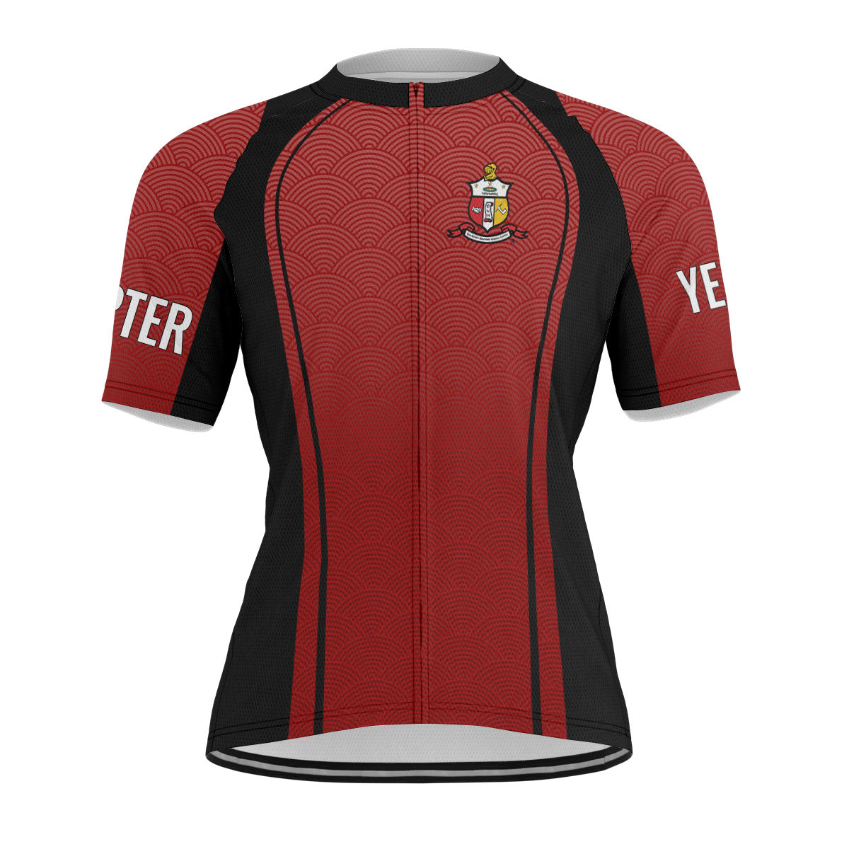 Kappa Alpha Psi Cycling Jersey Custom Crimson Wave Style