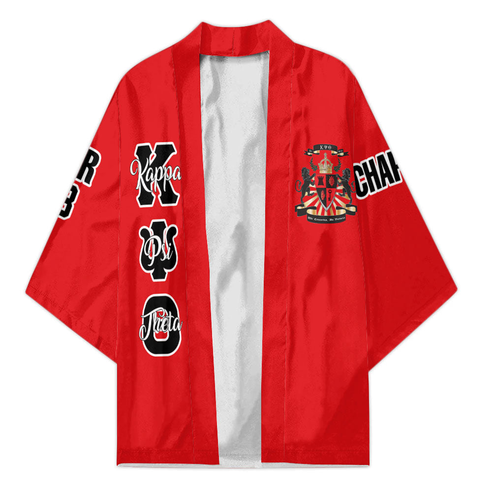 Fraternity Kimono - Personalized Kappa Psi Theta Kimono Original Red Style