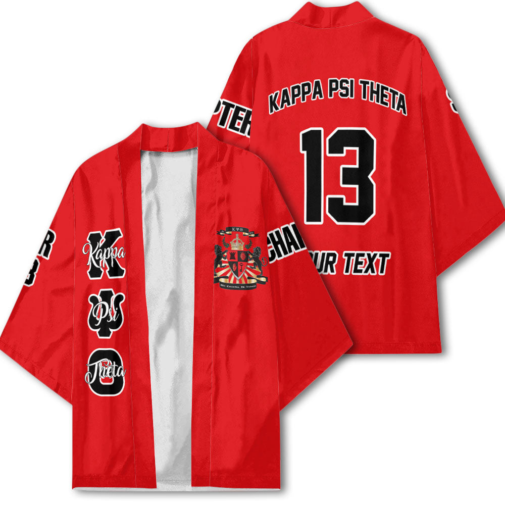 Fraternity Kimono - Personalized Kappa Psi Theta Kimono Original Red Style