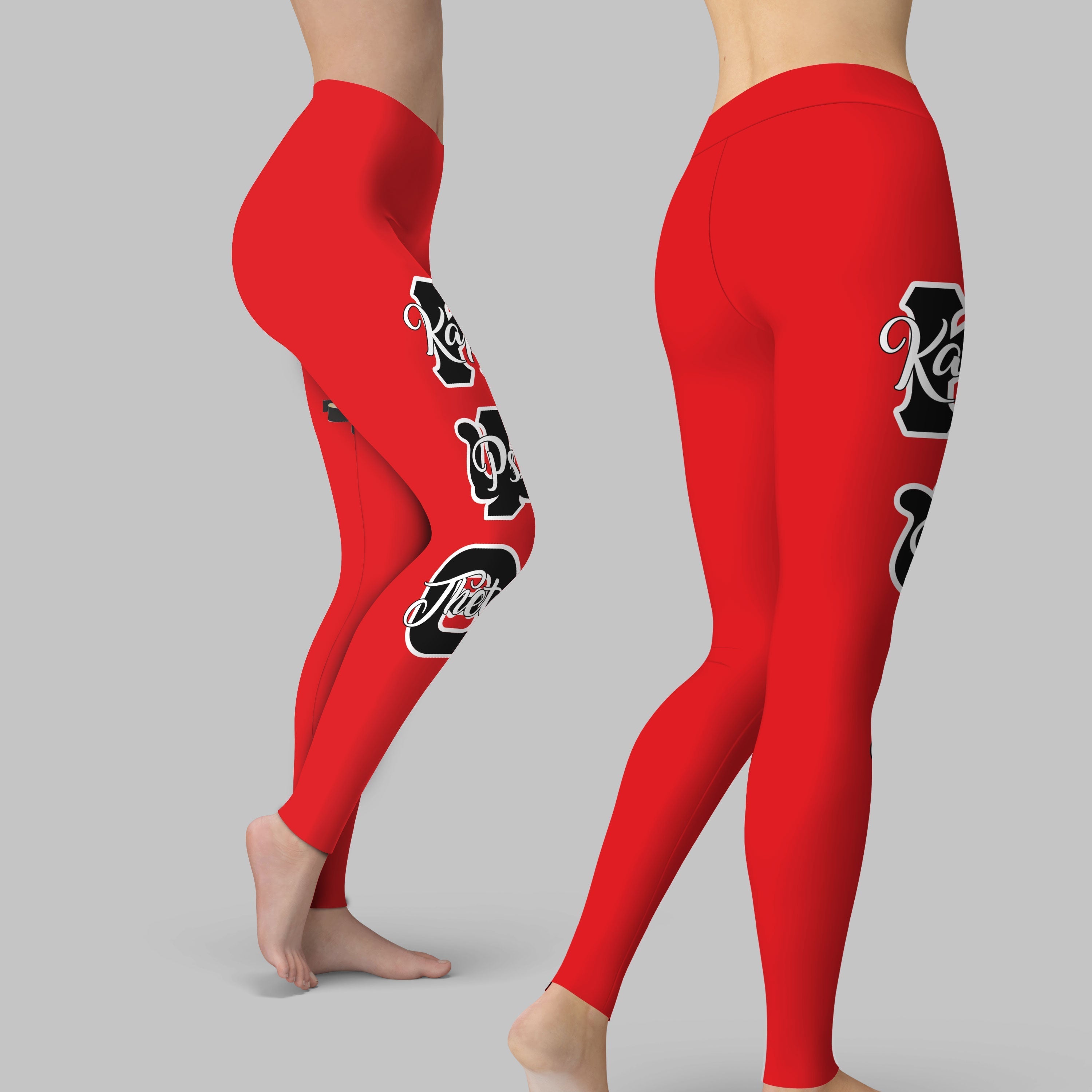 Fraternity Legging - Kappa Psi Theta Legging Original Red Style