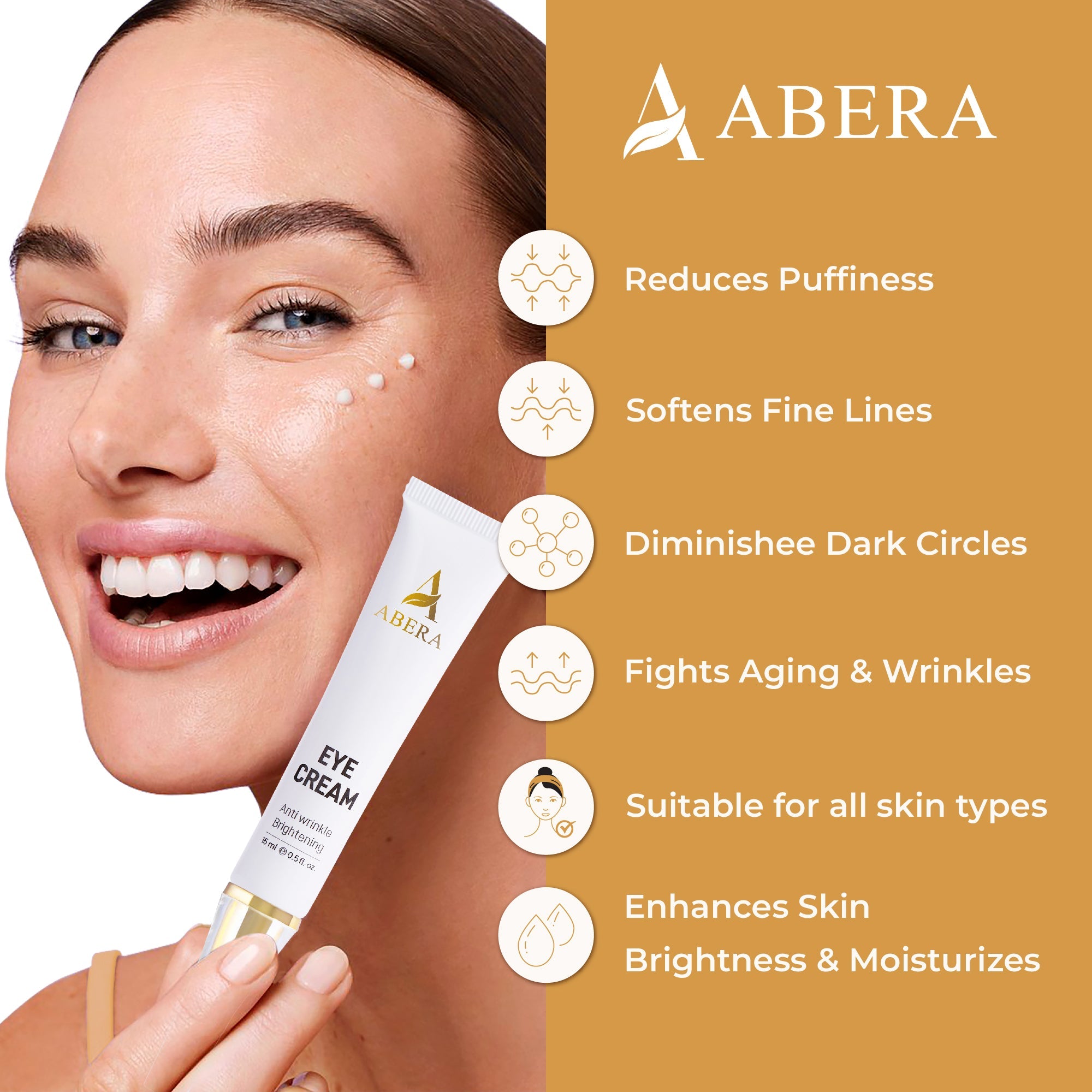 ABERA Eye Cream 0.5 FL OZ