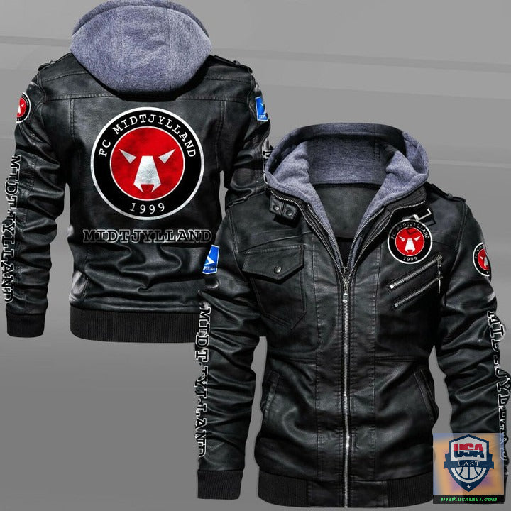 FC Midtjylland Leather Jacket - USALast