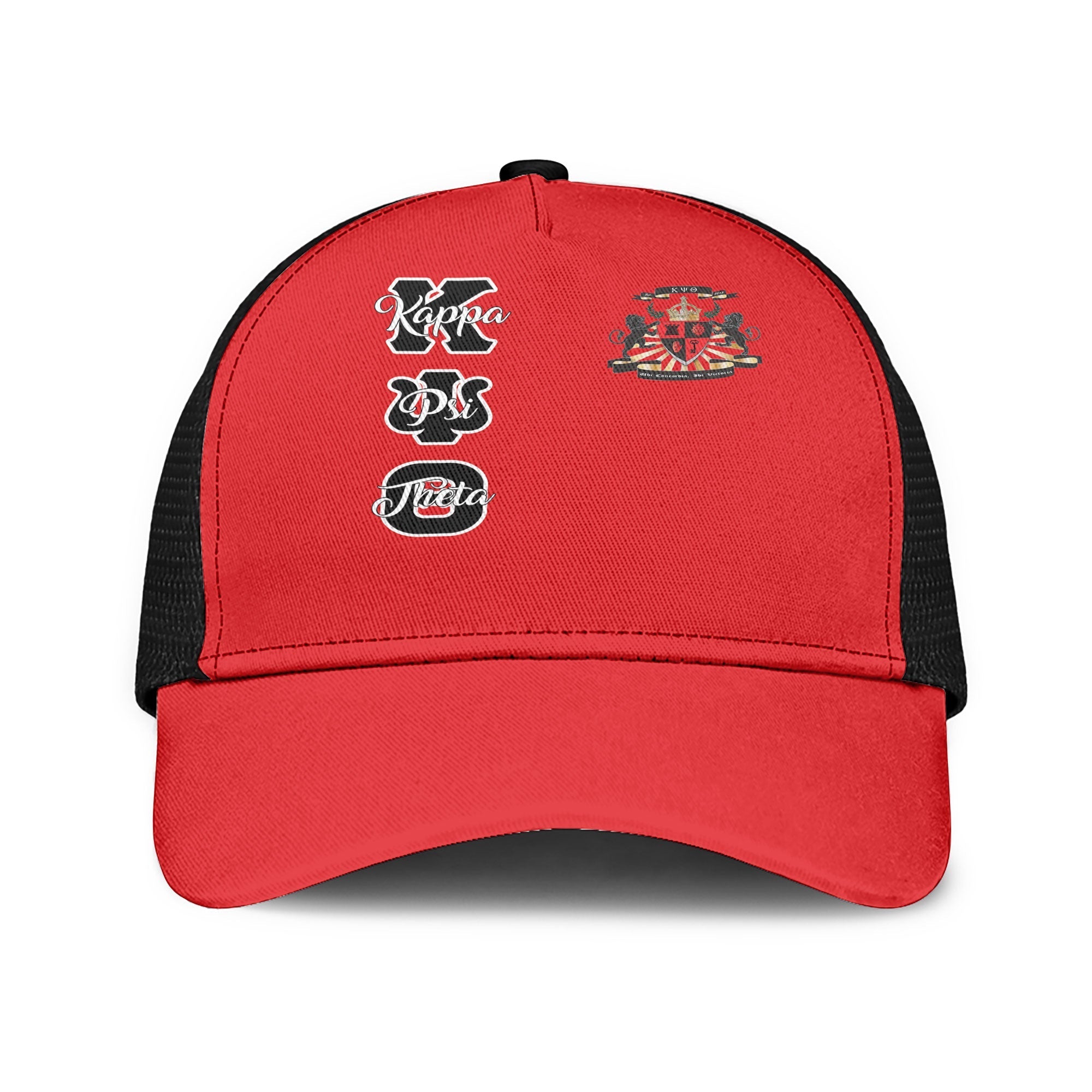 Fraternity Cap - Kappa Psi Theta Mesh Back Cap Original Red Style