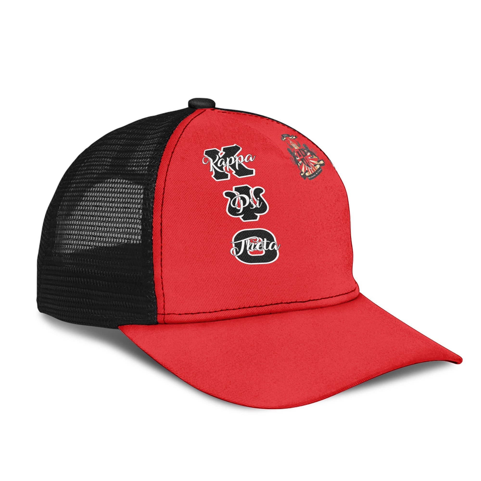 Fraternity Cap - Kappa Psi Theta Mesh Back Cap Original Red Style