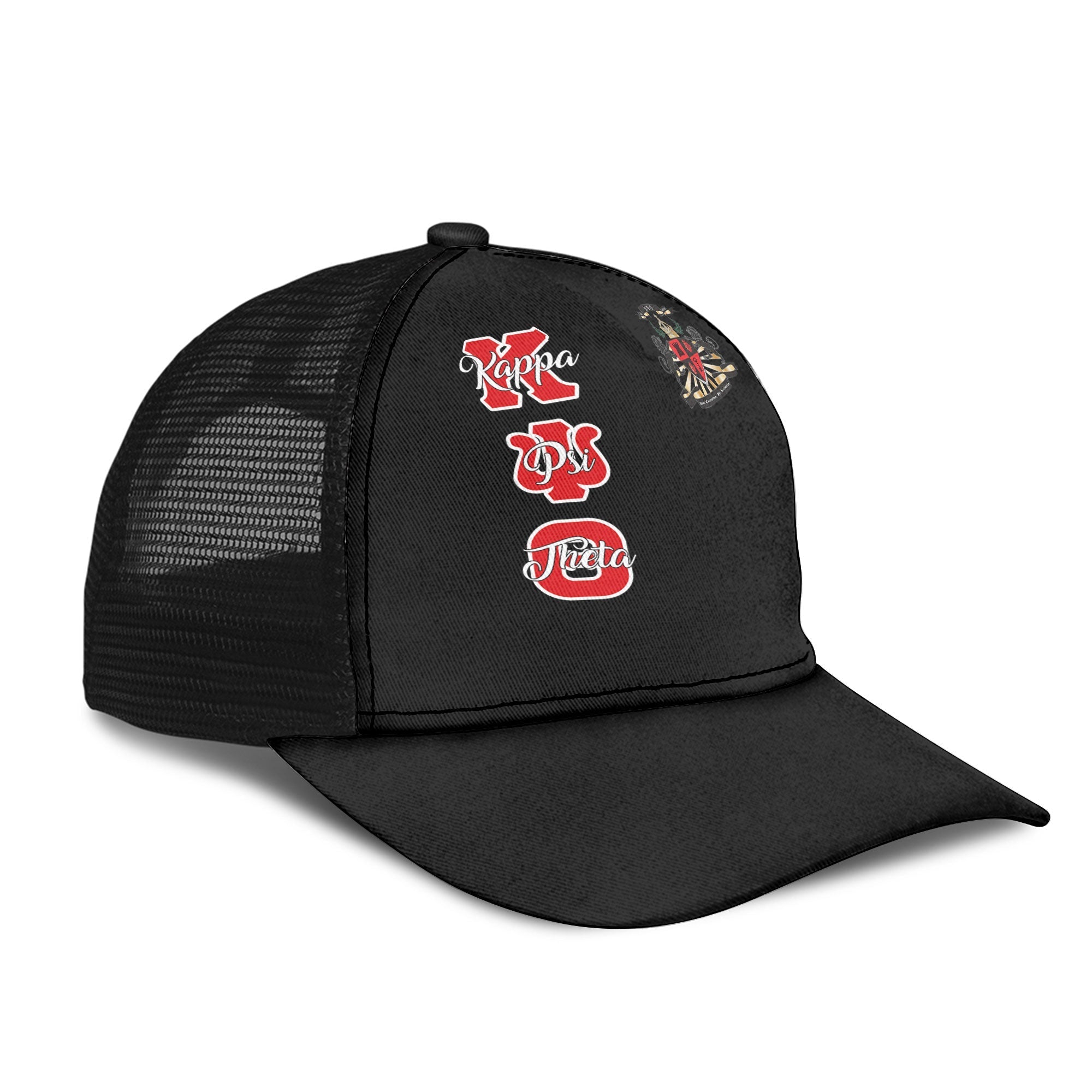 Fraternity Cap - Kappa Psi Theta Mesh Back Cap Original Lion Claws Style