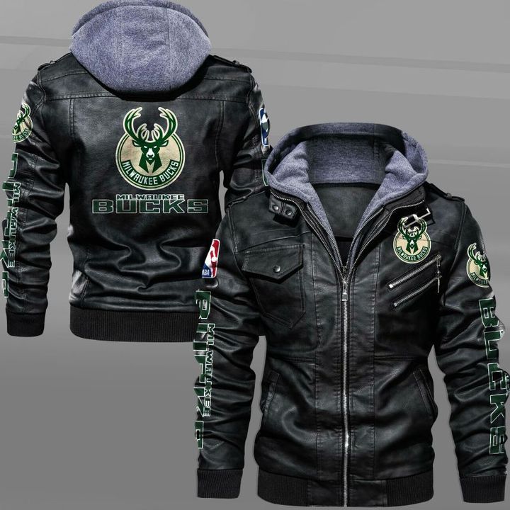 Milwaukee Bucks Leather Jacket - HVsun