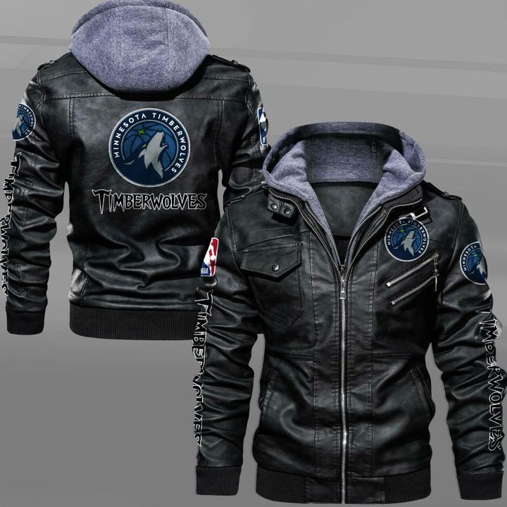 Minnesota Timberwolves Leather Jacket - HVsun