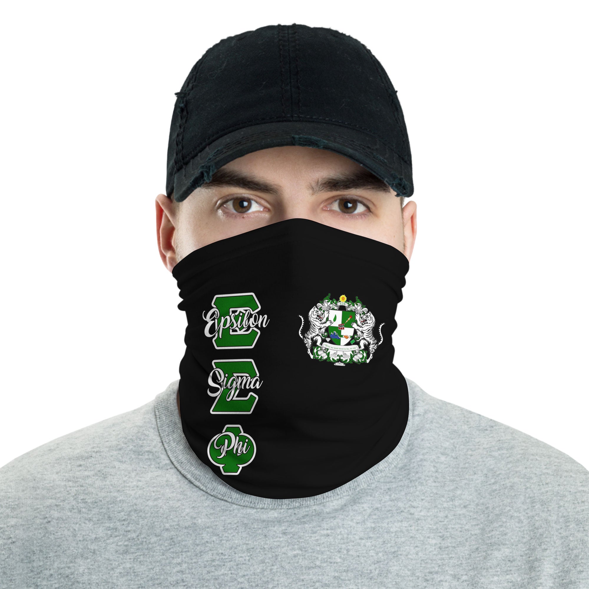 Sorority Neck Gaiter - Epsilon Sigma Phi Neck Gaiter Original Dark Style