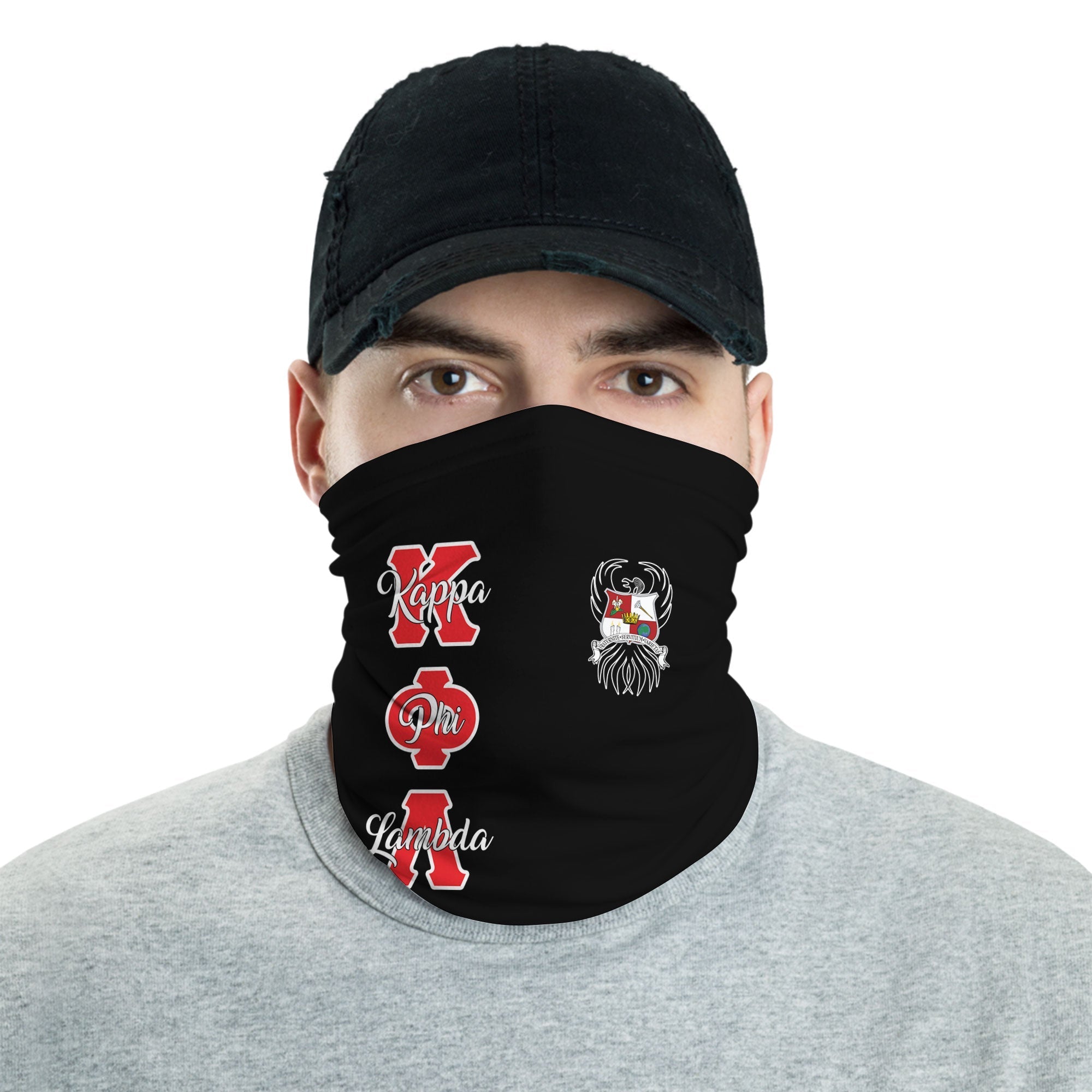 Sorority Neck Gaiter - Kappa Phi Lambda Neck Gaiter Original Dark Style