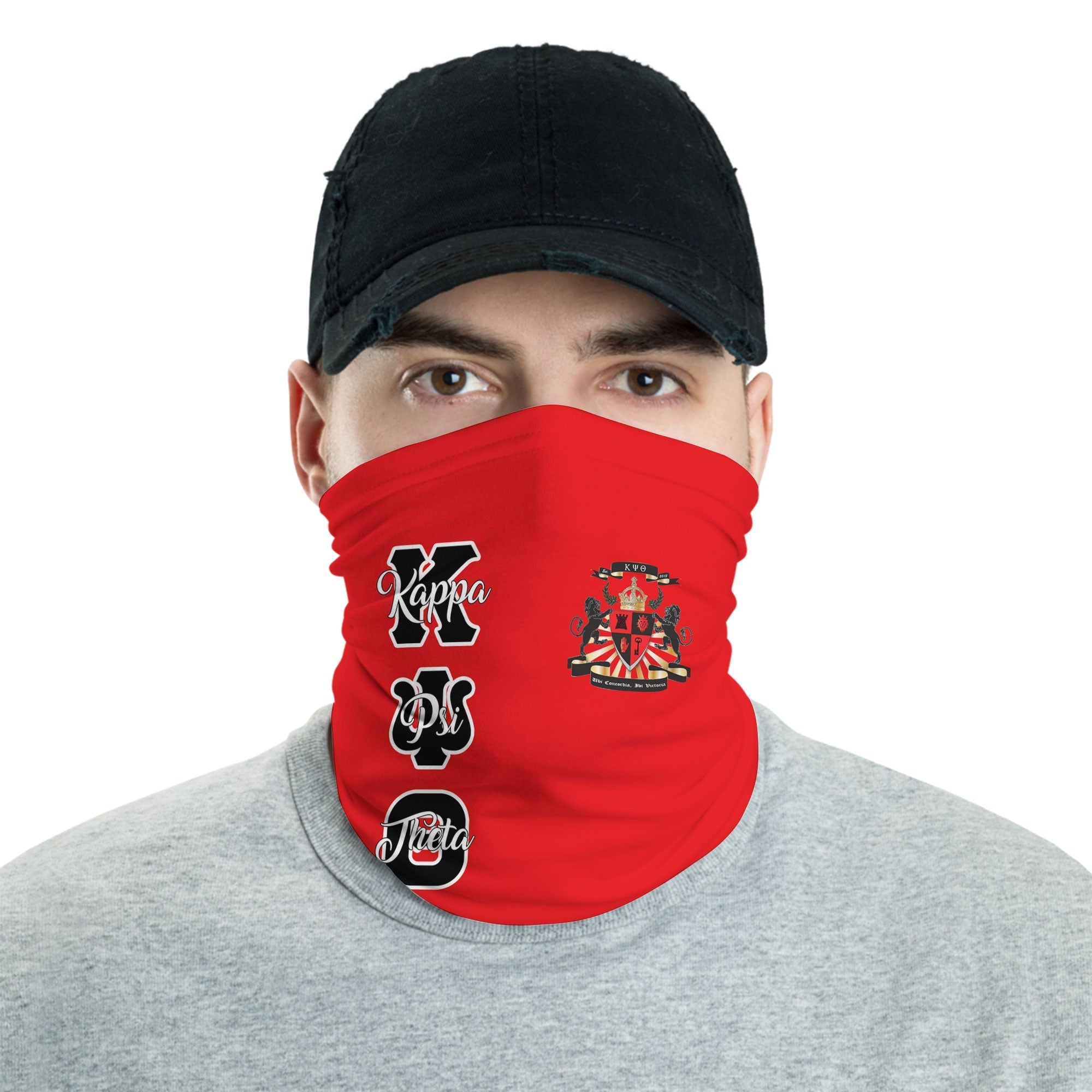 Fraternity Neck Gaiter - Kappa Psi Theta Neck Gaiter Original Red Style