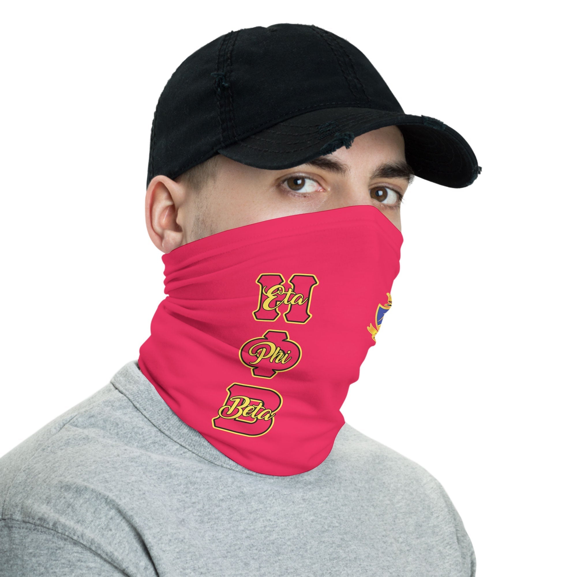 Sorority Neck Gaiter - Eta Phi Beta Neck Gaiter Original Red Style
