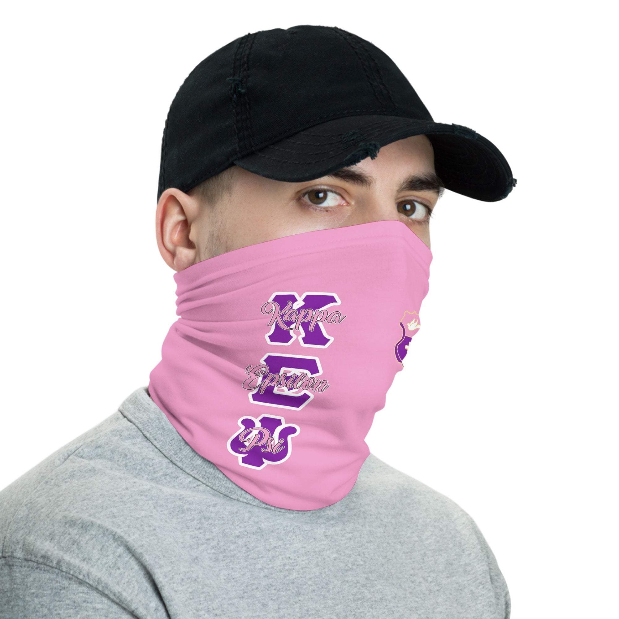 Sorority Neck Gaiter - Kappa Epsilon Psi Neck Gaiter Original Pink Style