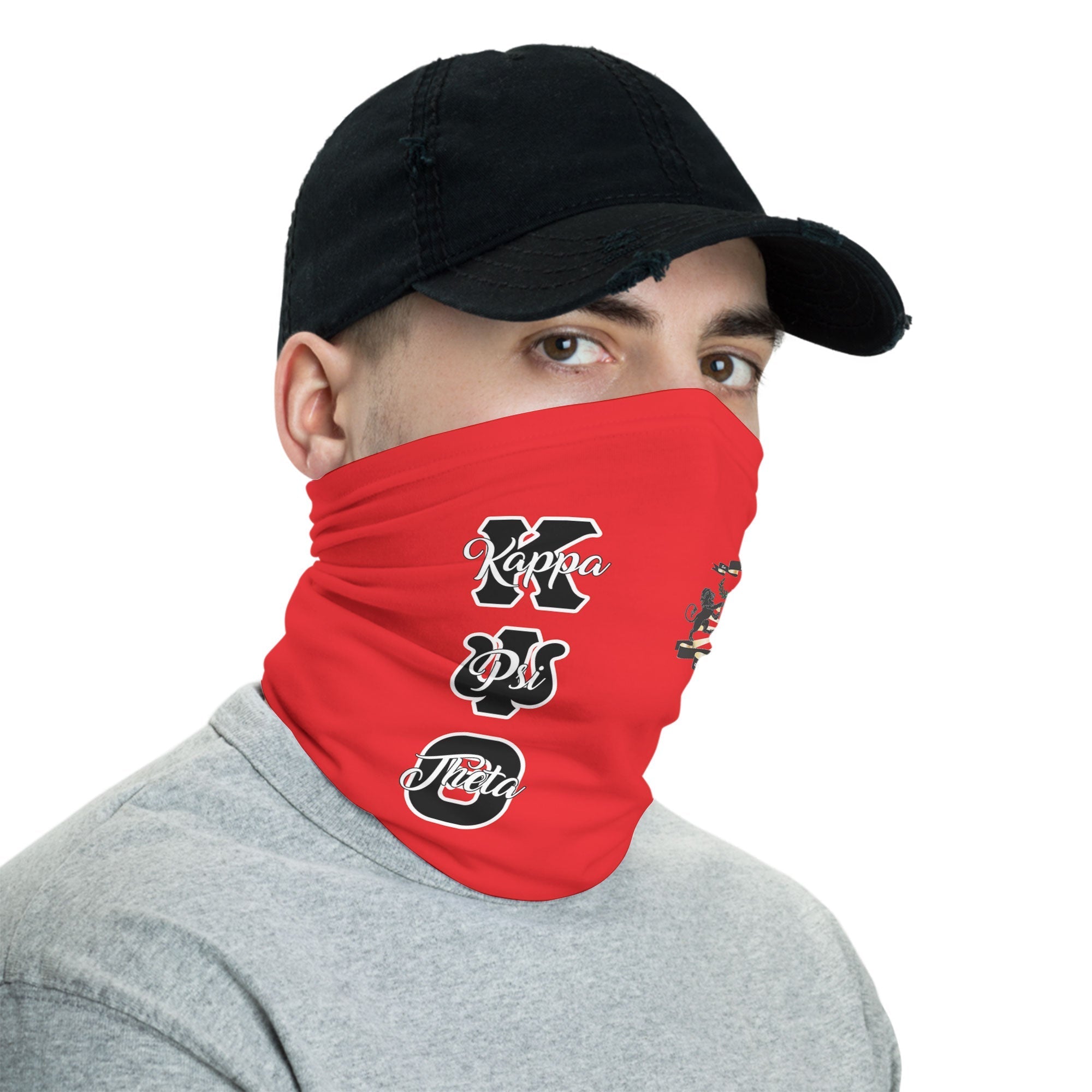 Fraternity Neck Gaiter - Kappa Psi Theta Neck Gaiter Original Red Style