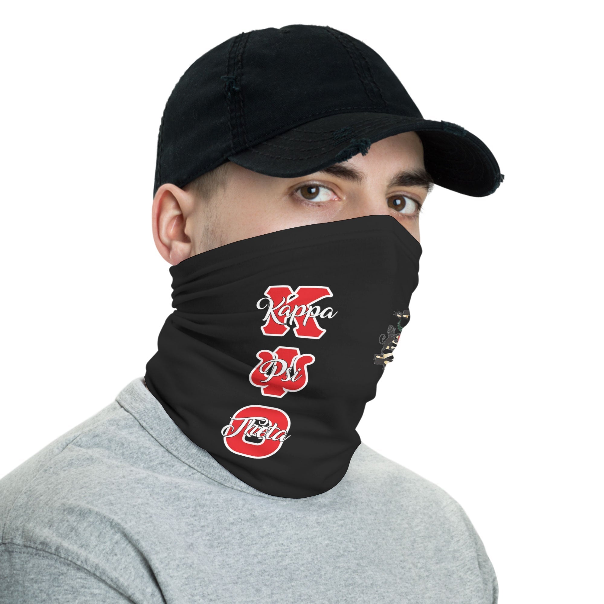 Fraternity Neck Gaiter - Kappa Psi Theta Neck Gaiter Original Lion Claws Style