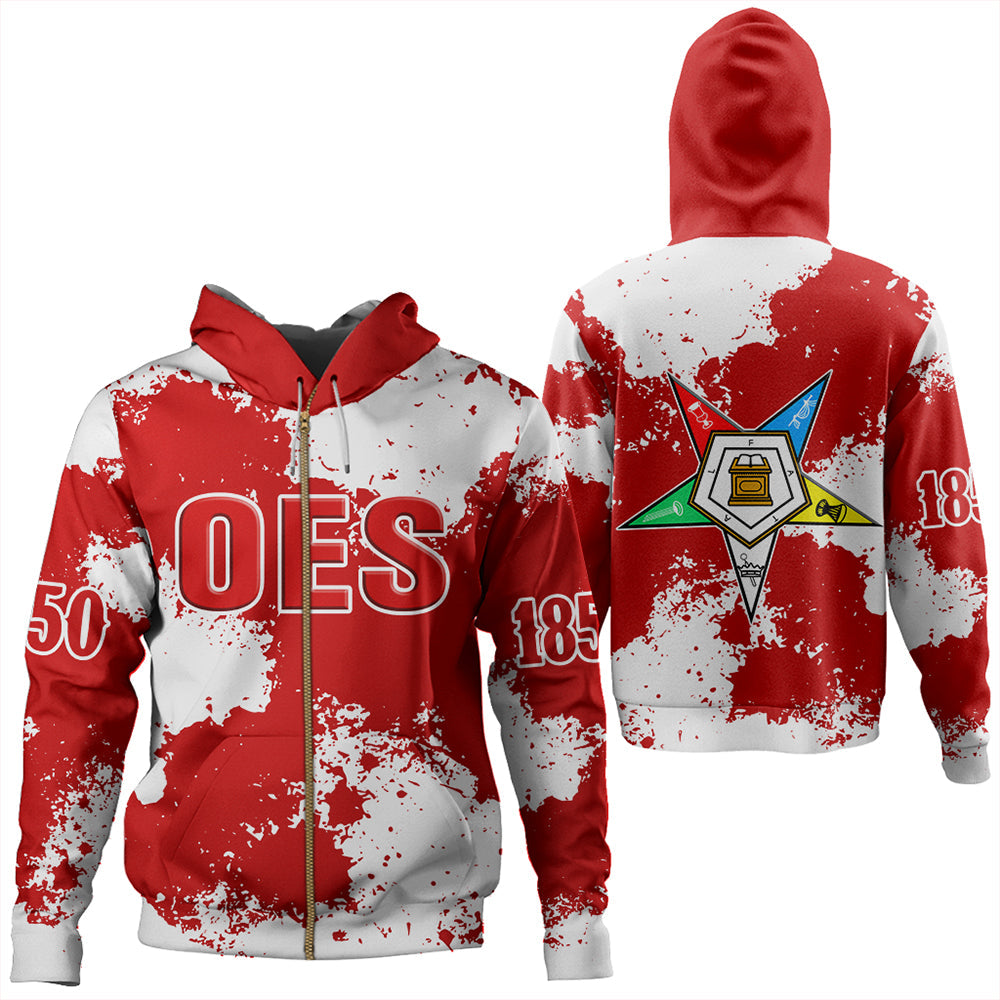 Order Of The Eastern Star Sublimation Zip Hoodie