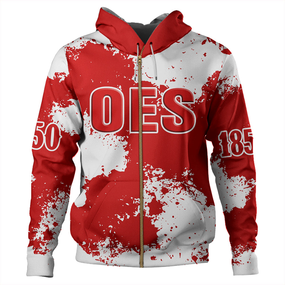 Order Of The Eastern Star Sublimation Zip Hoodie
