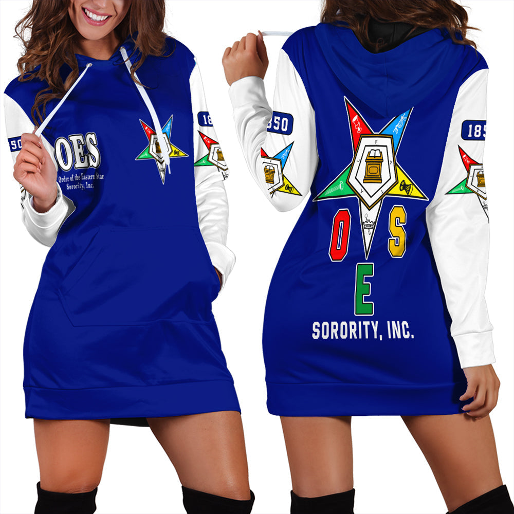 Order Of The Eastern Star Varsity Hoodie Dress