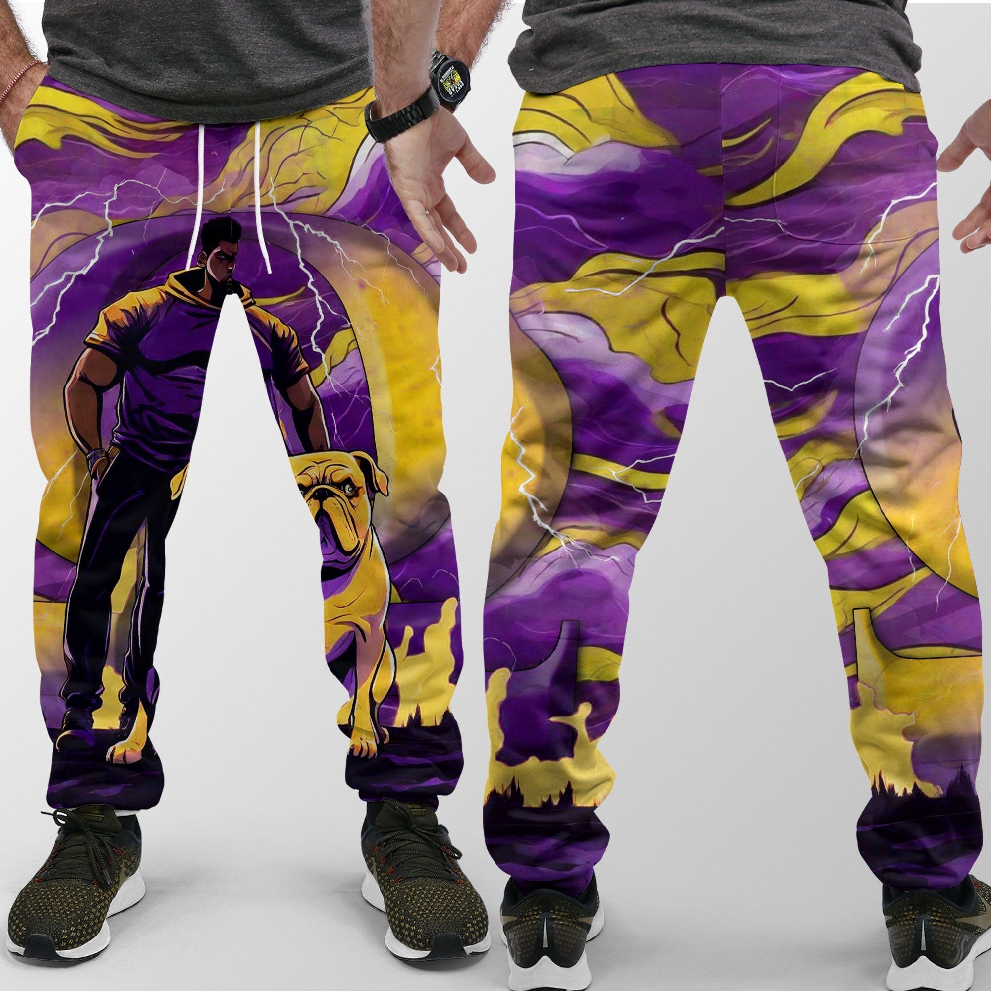 Fraternity Jogger Pant - OPP Jogger Pant Omega Son of Blood and Thunder Cloud Style