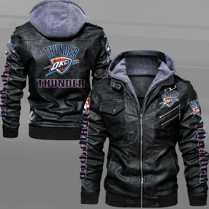 Oklahoma City Thunder Leather Jacket - HVsun